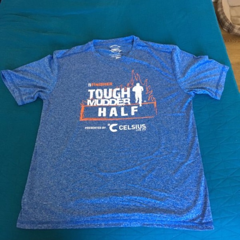 Tough Mudder medium blue T-shirt